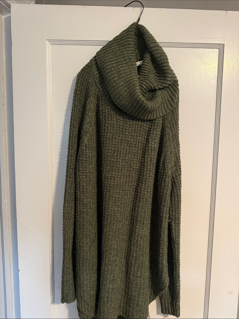 Oversized Olive Green Turtleneck Sweater - A New Day